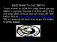 Best Time To Get Tattoo PowerPoint PPT Presentation