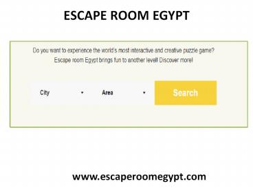 Escape Room Egypt