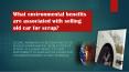 What environmental benefits are associated with selling old car for scrap? PowerPoint PPT Presentation