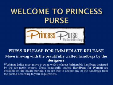 Designer Purses for Sale