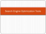 Search Engine Optimization Tools