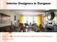 Interior Designers in Gurgaon