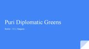 puri diplomatic greens resale