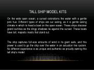 Tall ship model kits