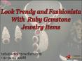 Look Trendy and Fashionista With Ruby Gemstone Jewelry Items PowerPoint PPT Presentation