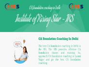 CA Foundation coaching in Delhi | CA Foundation Coaching  