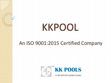 Automatic Chemical Dosing System To Swimming Pool | KK Pools
