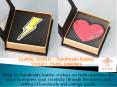 Leather Stickers - Handmade leather Stickers | NuNu Jewellery