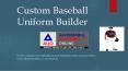 Custom Baseball Uniform Builder