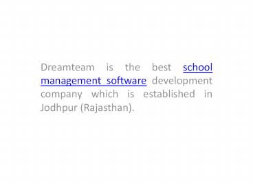 PPT – school management software PowerPoint presentation | free to ...