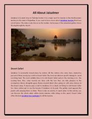 jaisalmer