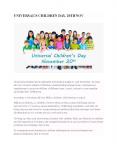 UNIVERSAL’S CHILDREN DAY- 20TH NOV PowerPoint PPT Presentation