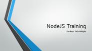 Nodejs Training course in Bangalore