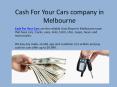 Cash For Car Company In Melbourne