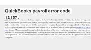 QuickBooks error