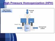 Effect of High Pressure Homogenization (HPH)