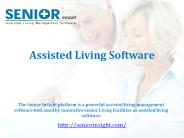 Assisted Living Software