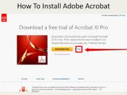 How To Install Adobe Acrobat?