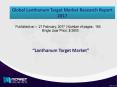 Global Lanthanum Target Market: APAC and Europe are the Leading Markets - Recent Study PowerPoint PPT Presentation