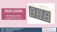 BA56-12GWA Aircraft Display Unit Component by KingBright