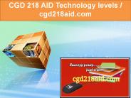 CGD 218 AID Technology levels / cgd218aid.com