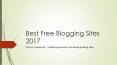 Blog commenting sites list Post a comment PowerPoint PPT Presentation