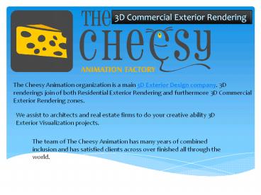 3D Commercial Exterior services