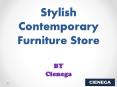 Stylish Contemporary Furniture Store PowerPoint PPT Presentation