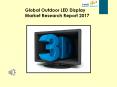 Global Outdoor LED Display Market Research Report 2017 PowerPoint PPT Presentation