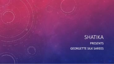 Latest Georgette Silk Sarees Collection