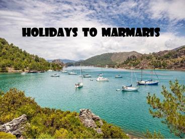 cheap last minute holidays to marmaris