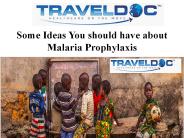 Some Ideas You should have about Malaria Prophylaxis