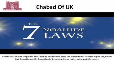 7 Noahide Laws For World Peace (1)