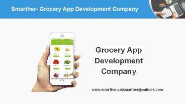 Grocery App Development