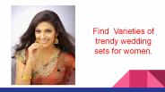 wedding jewelry sets for brides