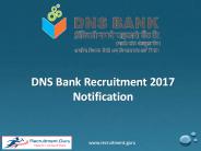 DNS Bank Recruitment 2017 Notification