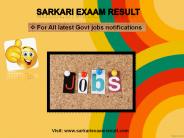 Latest govt job notification