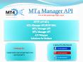 HTTP API MT4 | MT4 Manager API JSON XML | MT4 Manager API PowerPoint PPT Presentation