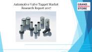 Automotive Valve Tappet Market Research Report 2017