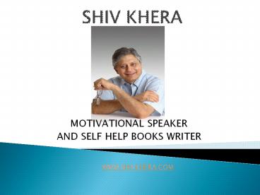 Shiv Khera (1)