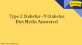 Type 2 diabetes - 9 diabetes diet myths answered PowerPoint PPT Presentation