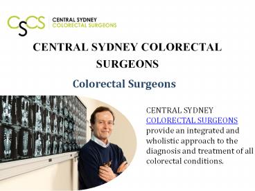CENTRAL SYDNEY COLORECTAL SURGEONS