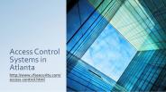 Access Control Systems Atlanta