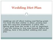 Get Free Diet Plan for Wedding | 98Fit
