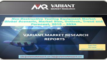 Non-Destructive Testing Equipment Market