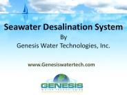 Seawater Desalination System By Genesis Watertech