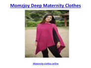 Maternity clothes online India for mom