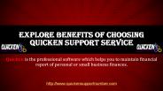 Explore Benefits Of Choosing Quicken Support Service