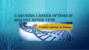 carrer option after 12 in biology