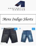 Mens Indigo Shorts